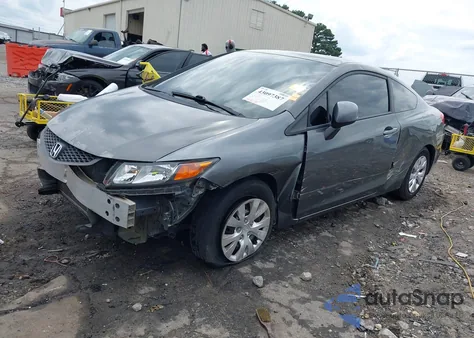 2012 Honda Civic Lx из США, поврежденный, VIN 2HGFG3B56CH566567